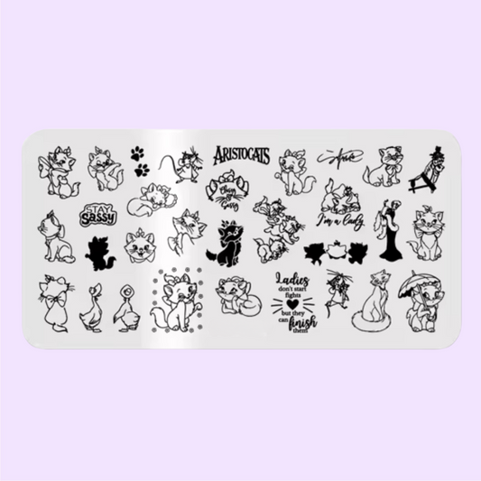 Cute Cats Stamping Plate