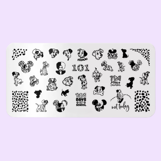 Dalmatian Dogs Stamping Plate