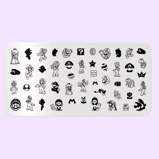 Mushroom Kingdom Stamping Plate