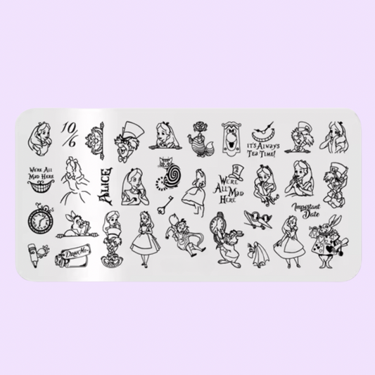 Wonderland Stamping Plate