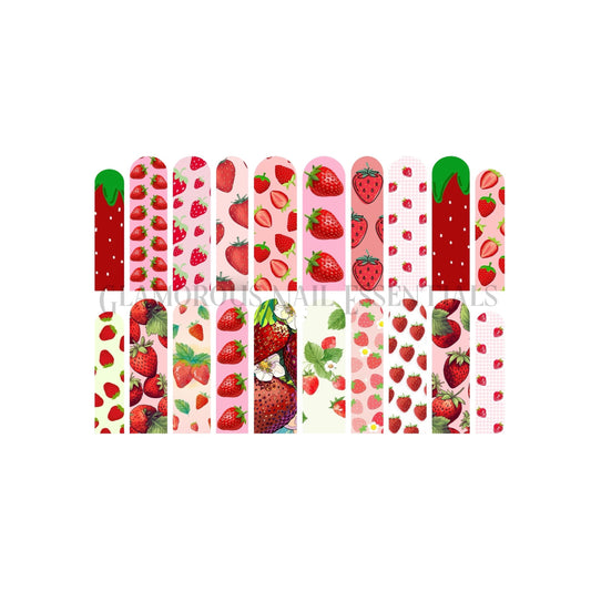 Strawberry Nail Decal