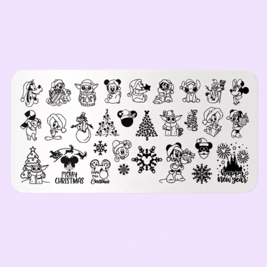 Christmas Cuties Stamping Plate