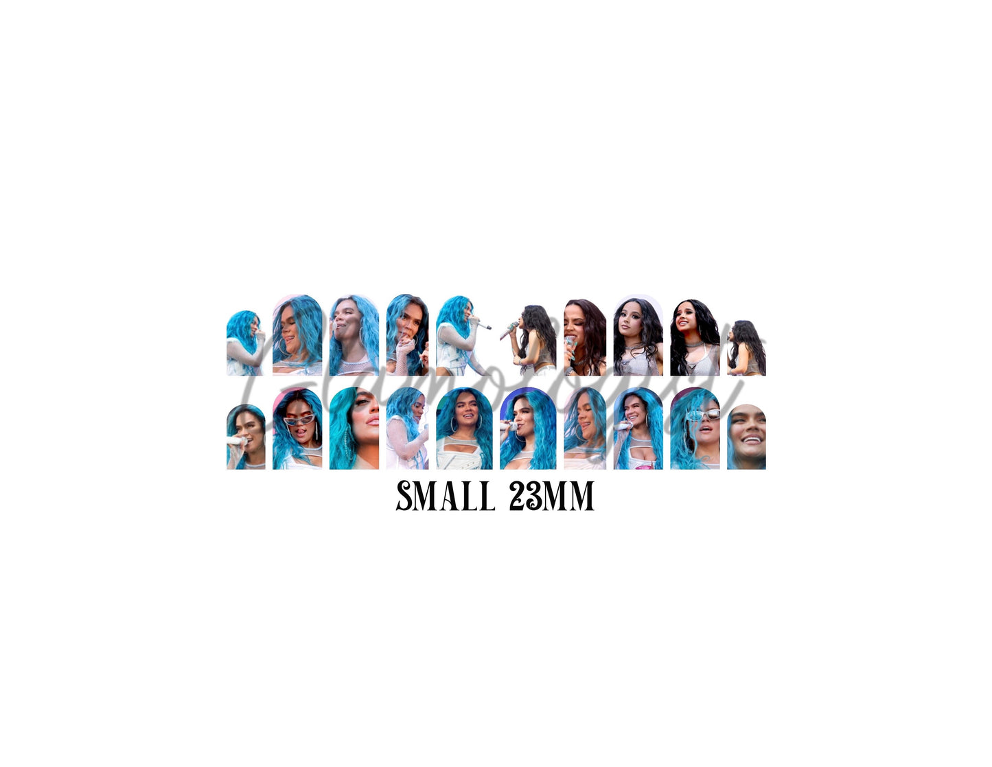 Karol G & Becky G Nail Decal