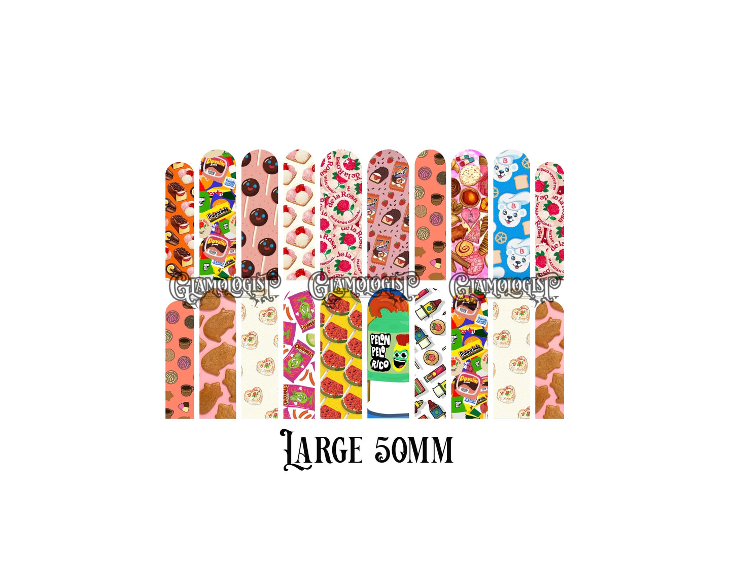 Mexican Candy Nail Decal