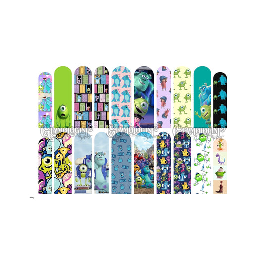 Monsters Nail Decal