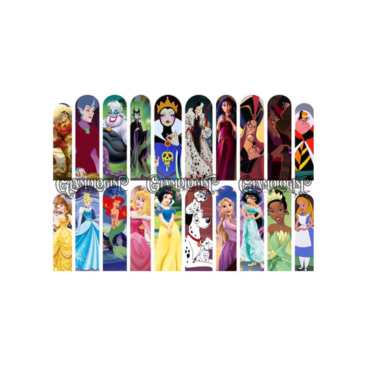 Princess & Villian Nail Decal